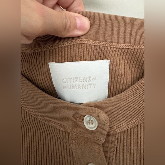 Citizens of Humanity Varra Henley in Sandatlas Size S - Picture 5 of 7